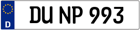 Truck License Plate